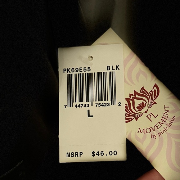 Ladies Shirt, Size: Large Brand: PL Movement by Pink Lotus, NEW WITH TAGS - Picture 7 of 7